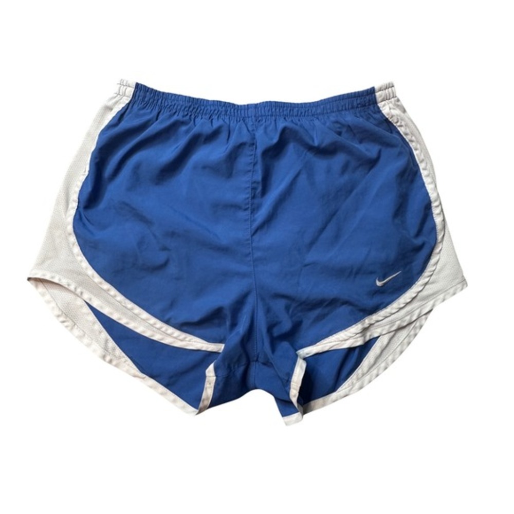 Nike‎ Shorts Womens S Blue Dri-FIT Tempo Running Athletic 211646-444 Mesh Trim